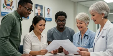 2025 Federal Policies: Enhancing Healthcare Consumer Protections Group of diverse patients discussing healthcare policies with a doctor