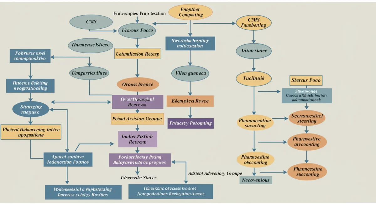 Flowchart of federal drug pricing negotiation process