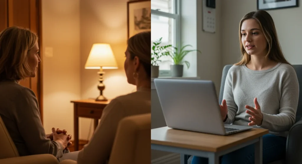 In-Person vs. Virtual Therapy: 2025 Effectiveness & Satisfaction