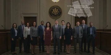 Diverse individuals standing united for mental health parity laws