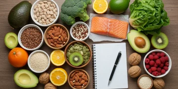 Nutrition's Role in Mental Health: 12-Week Mood Plan Assortment of mood-boosting foods for mental well-being plan