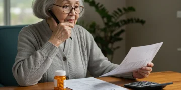 2026 Medicare Part D Redesign: Policy Changes & Beneficiary Costs Senior woman calculating prescription drug costs with Medicare Part D information