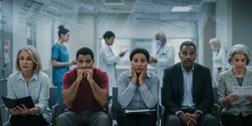 No Surprises Act: 6 Month Impact on Billing Disputes 2026 Patients navigating complex medical bills with a sense of relief and uncertainty