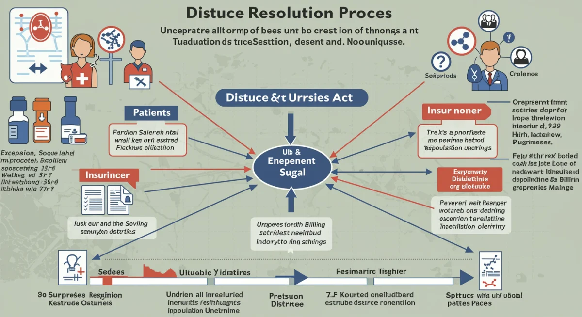 Infographic detailing the No Surprises Act dispute resolution process