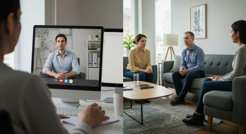 Telehealth vs. In-Person Therapy: Stress Management Outcomes 2026