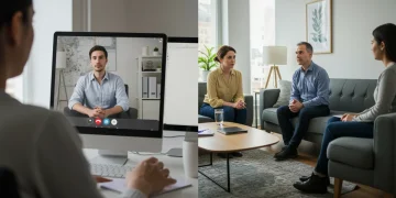 Telehealth versus in-person therapy comparison for mental health