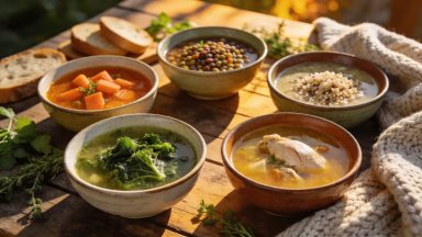 Receitas Fit para o Inverno: 5 Sopas e Caldos Quentinhos e Saudáveis em Julho